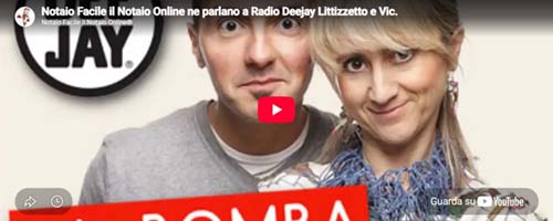 Spot pubblicitario NotaioFacile su Canale 5, Mediaset