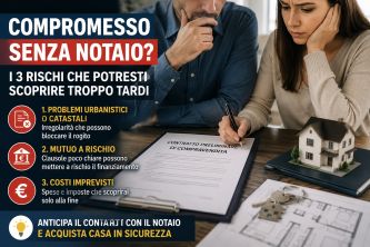 Compromesso senza notaio: 3 rischi che possono costarti tempo e denaro